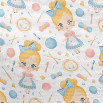 Cute Girl Dress Up Doll Pongee