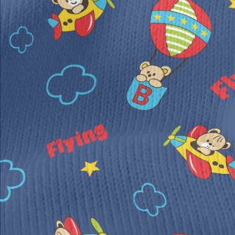 Children's Cute Hot Air Ba Stretch Jersey