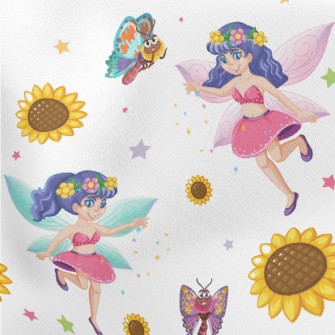 Realistic Fantasy Fairy Lightweight Cotton Poplin