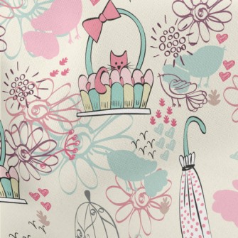 Simple And Colorful Hand-paint Lightweight Cotton Poplin