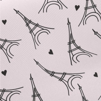 The Eiffel Tower With Simple L Midweight Cotton Poplin