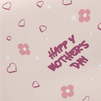 Pink And Warm Mother&#39;s Day Midweight Cotton Poplin