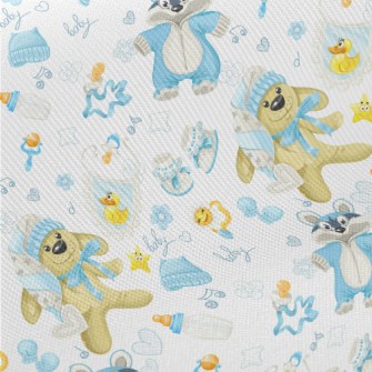 Realistic And Childlike Baby P Midweight Cotton Poplin