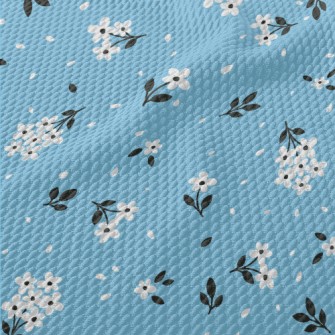 Beautiful Delicate Small Flowe Birdseye Piqué