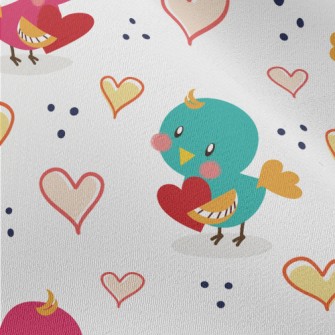 Bird Giving Love Chiffon