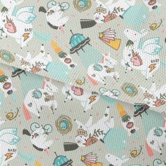 Chubby And Silly Unicorn Waterproof Oxford