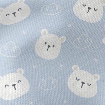 Sleeping Mellow Bear Waterproof Canvas
