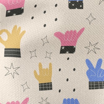 Funny And Flexible Fingers Waterproof Canvas