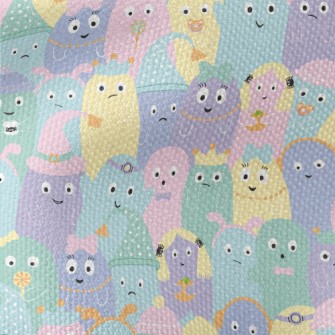Colorful Monster Pattern Waterproof Canvas