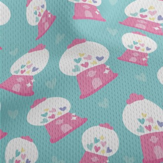 Soft And Colorful Candy Capsul Athletic Mesh Flat Back