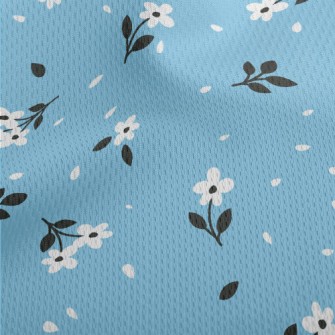 Beautiful Delicate Small Flowe Athletic Mesh Flat Back