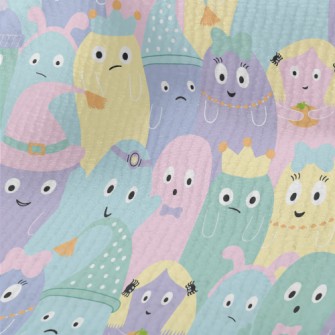 Colorful Monster Pattern Terry