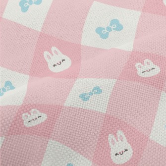 Warm And Cute Rabbit Plaid Performance Linen