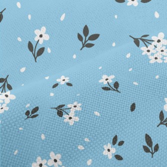 Beautiful Delicate Small Flowe Performance Linen