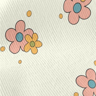 Simple And Plain Little Flower Standard Corduroy