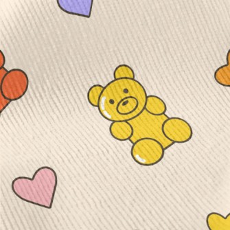 Colorful Gummy Bears Standard Corduroy