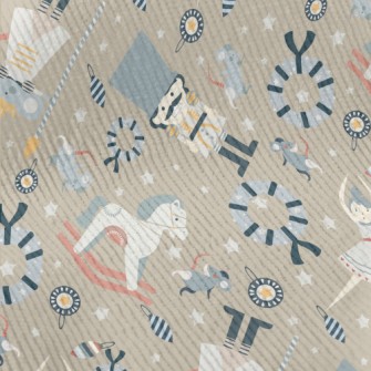 Cute Fairy Tale Pattern Standard Corduroy