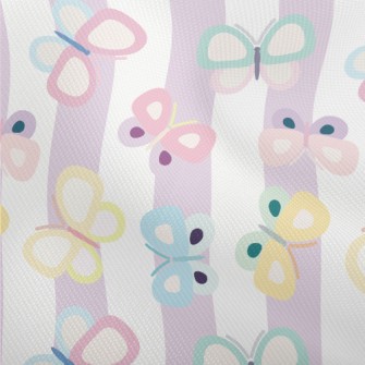 Colorful Butterfly Stripes Dobby