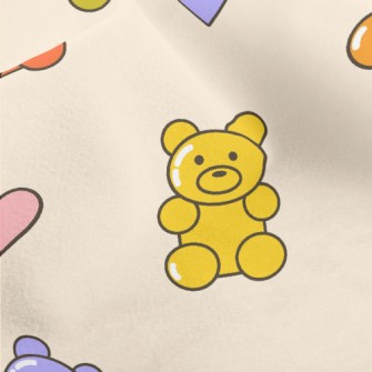 Colorful Gummy Bears Micro Fleece