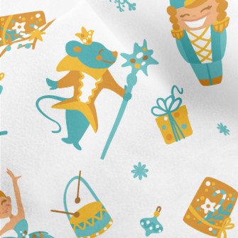 Beautiful And Cute Nutcracker  Micro Fleece