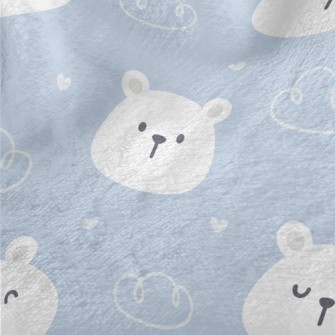 Sleeping Mellow Bear Minky