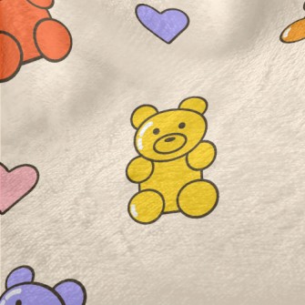 Colorful Gummy Bears Minky
