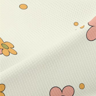 Simple And Plain Little Flower Piqué