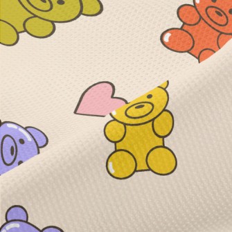 Colorful Gummy Bears Piqué