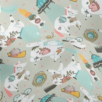 Chubby And Silly Unicorn Lightweight Performance Linen
