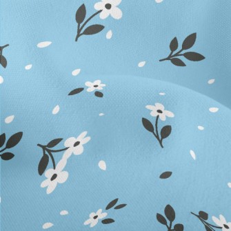 Beautiful Delicate Small Flowe Lightweight Performance Linen
