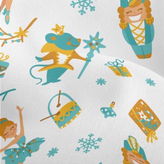 Beautiful And Cute Nutcracker  Lightweight Performance Linen