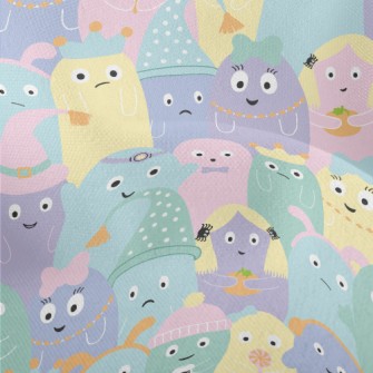 Colorful Monster Pattern Lightweight Performance Linen