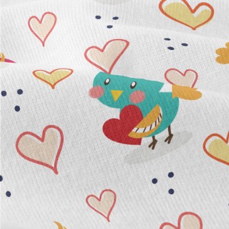 Bird Giving Love Modern Jersey