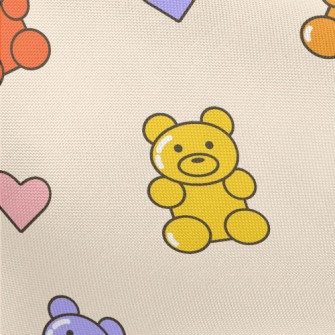 Colorful Gummy Bears Pongee