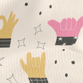 Funny And Flexible Fingers Stretch Jersey