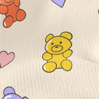Colorful Gummy Bears Stretch Jersey