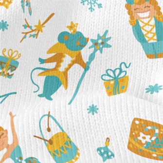 Beautiful And Cute Nutcracker  Stretch Jersey