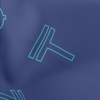 Simple Currency Symbols Lightweight Cotton Poplin
