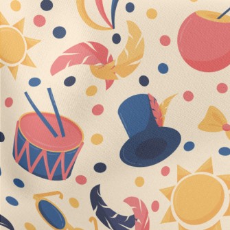 Gorgeous And Noble Hat Pattern Lightweight Cotton Poplin