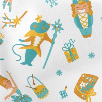 Beautiful And Cute Nutcracker  Lightweight Cotton Poplin