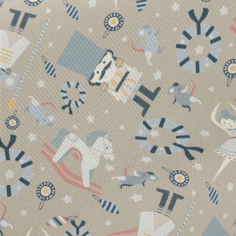 Cute Fairy Tale Pattern Midweight Cotton Poplin