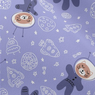 Cat Floating In Space Chiffon