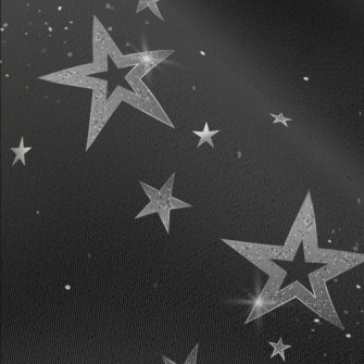 Silver Shining Stars Chiffon