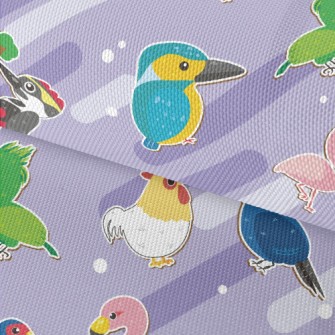 Cute And Cute Birds Waterproof Oxford