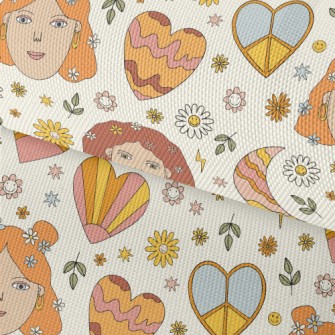 American Realistic Female Head Waterproof Oxford