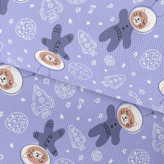 Cat Floating In Space Waterproof Oxford