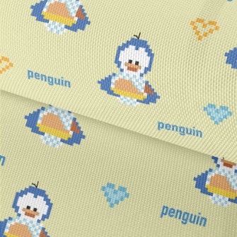 Pixel Style Penguin Waterproof Oxford