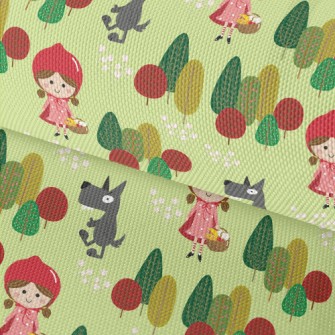 Cute Fairy Tale Little Red Rid Waterproof Oxford