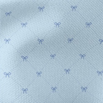 Water Blue Diamond Lattice Wit Waterproof Canvas