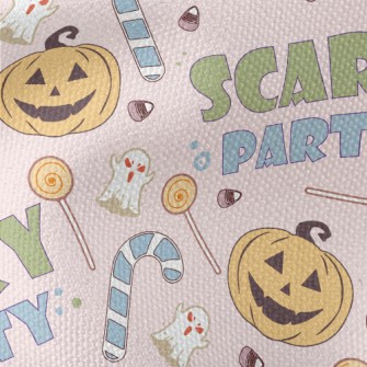 Scary Cute Halloween Pattern Waterproof Canvas